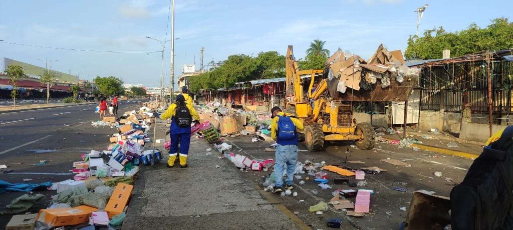 Tres mil toneladas de basura sacaron del casco central de Maracaibo