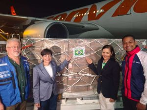 Venezuela recibe 40 toneladas de insumos médicos provenientes de Brasil