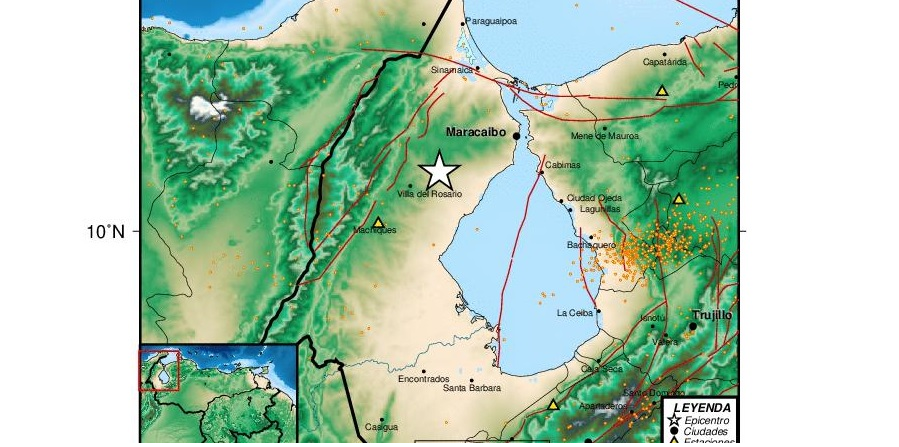 Sismo de 4.5 sacudió el Zulia este 1 de enero