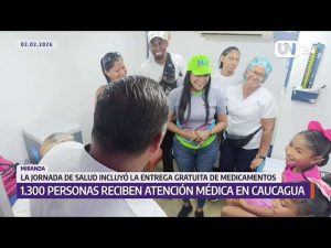 1.300 personas reciben atención médica gratuita en Caucagua