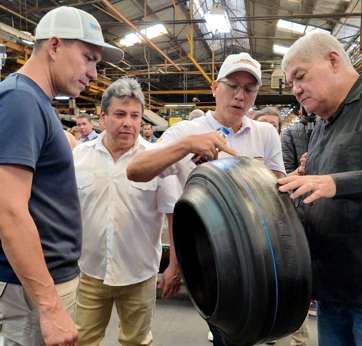 Antigua planta Goodyear retomó la fase productiva de cauchos