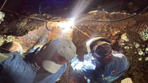 Autoridades atienden avería en tubería matriz en los Valles del Tuy y El Valle