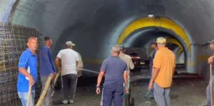 Avanza rehabilitación en túnel de la carretera vieja Caracas - La Guaira