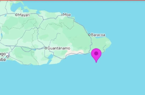 Con epicentro frente a Guantánamo