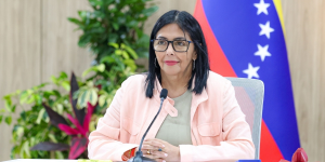 Delcy Rodríguez agradece la aprobación de la ley de amnistía: 'Debemos superar las diferencias'