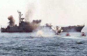 Ejecutan ejercicios navales Irán y Rusia a gran escala en el océano Índico