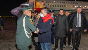 Gustavo Petro llega a Washington para reunirse con Donald Trump