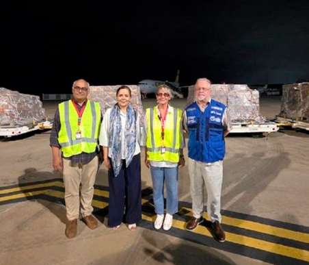 Llegó de Brasil nuevo cargamento de medicamentos