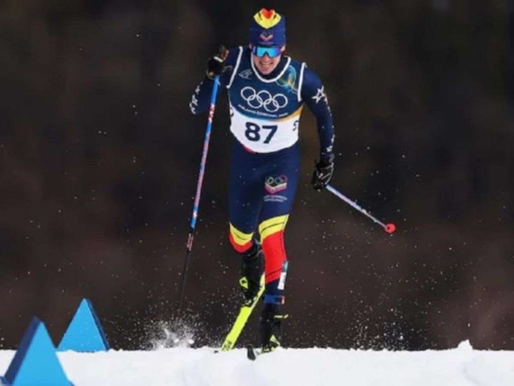 Nicolás Claveau hizo su debut en Juegos Olímpicos de Invierno