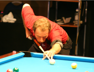 Partidas de billar decididas por un solo golpe