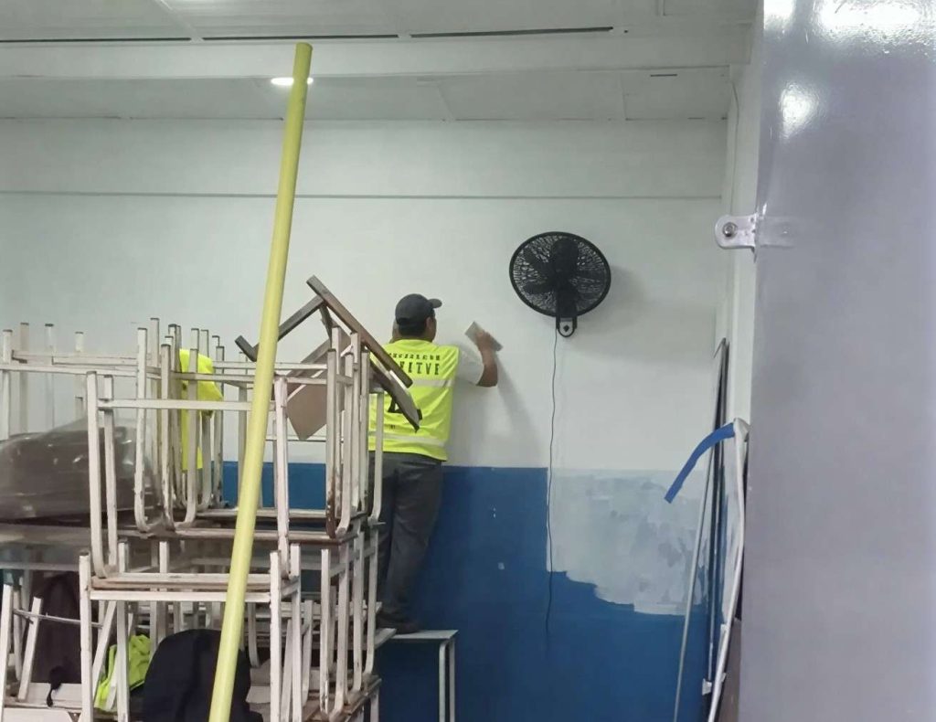 Restauran escuela Juan Pablo II de Boquerón