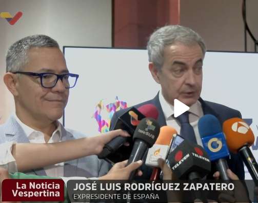 Rodríguez Zapatero: Venezuela debe reencontrarse en el perdón