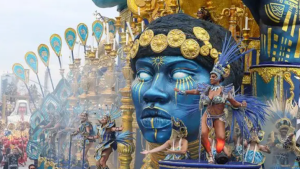 Lula da Silva homenajeado en el Sambódromo en Rio