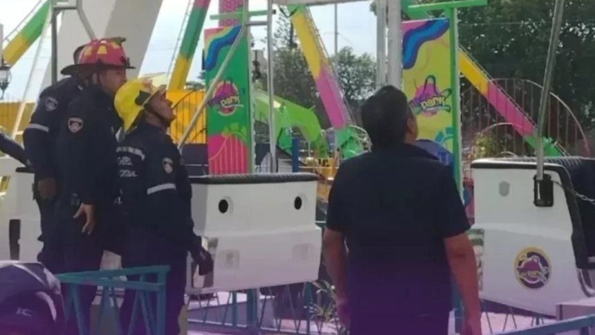 Seis niños heridos tras aparatoso accidente en una ‘rueda de la fortuna’