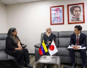 Venezuela y Japón abordan temas de interés estratégico