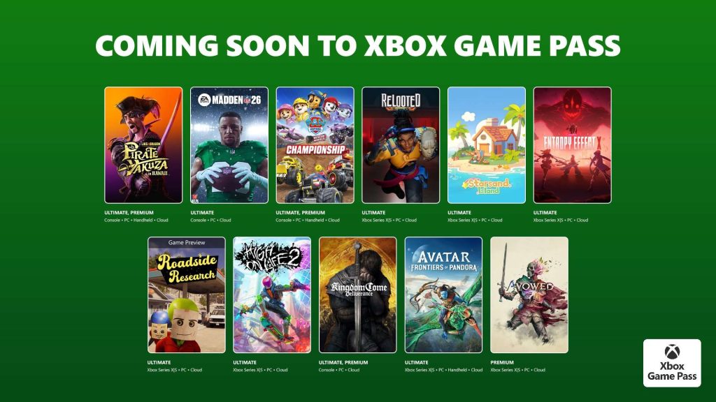 Xbox llevará más juegazos al servicio de Game Pass durante febrero