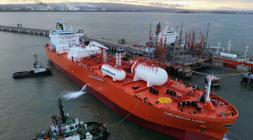 Venezuela exporta por primera vez gas licuado de petróleo tras zarpe del buque Chrysopigi Lady