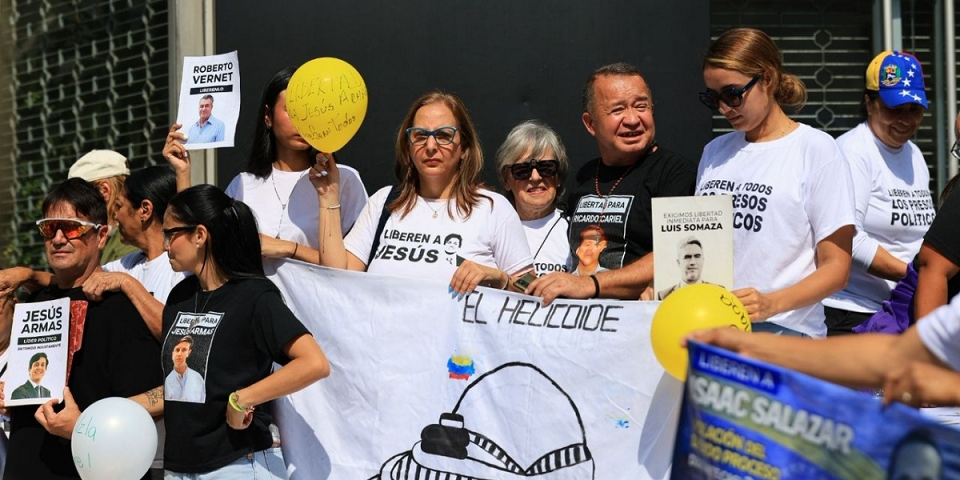 Familiares de presos políticos se concentraron en Caracas para pedir su libertad