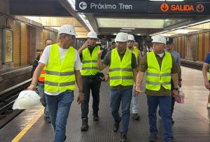 Avanzan labores de alto impacto en la vía férrea del Metro en Propatria
