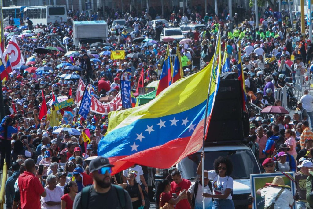 En Caracas marchan hoy por la paz y la soberanía nacional
