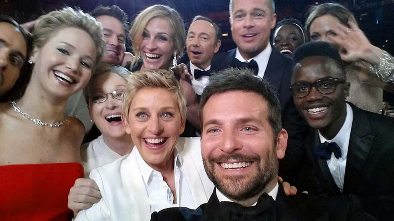 qué pasó con las estrellas de la selfie más famosa de Hollywood