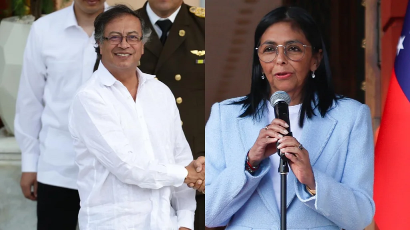 Gustavo Petro y Delcy Rodríguez acuerdan verse en la frontera el 13 de marzo