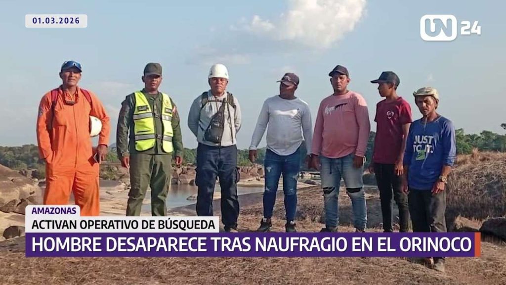 Hombre desaparece tras ser arrastrado por el río Orinoco