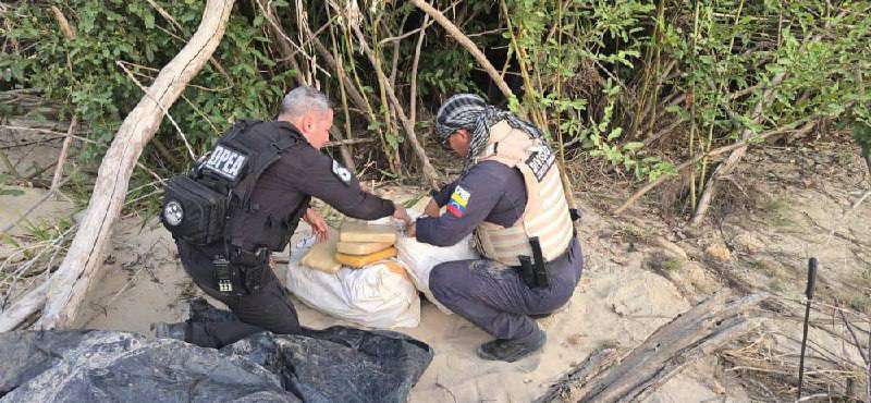 Incautan 163 panelas de marihuana en el Orinoco