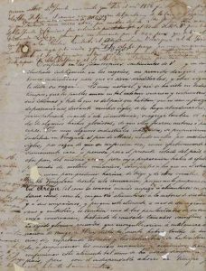 Máquina para hacer arepas (Manuscrito original, 1856)