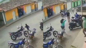 La trifulca que se desató en plena calle de Mérida tras arrollamiento de moto por 'descuido'