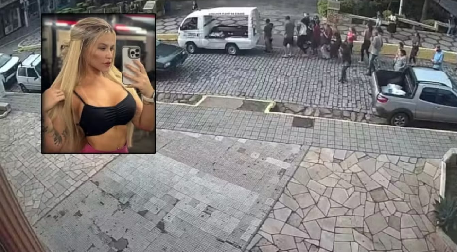 El momento en que balearon a una modelo de OnlyFans en medio del velorio de su madre