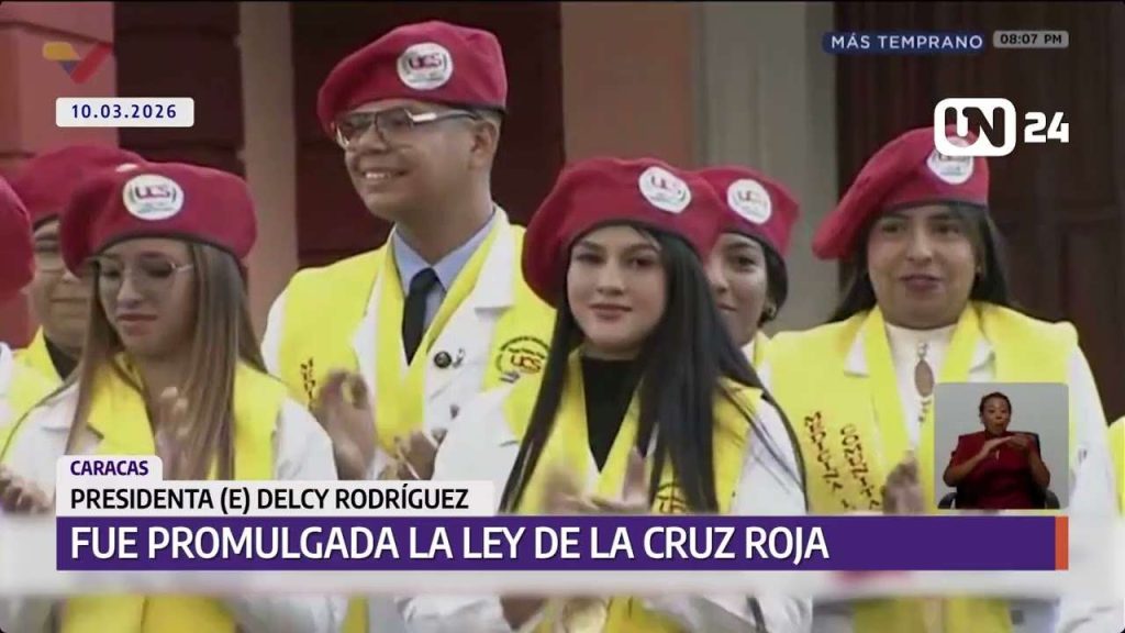 Presidenta E promulga la Ley de la Cruz Roja