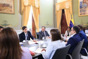 Presidenta (E) se reúne con misión diplomática que representará a Venezuela en EEUU