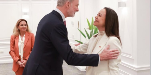 Rey Felipe VI recibió a María Corina Machado en el marco de la investidura de José Antonio Kast en Chile