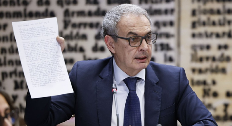 Rodríguez Zapatero en el senado español: ‘Nunca me he lucrado de negocios en Venezuela’