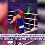 Boxeadora criolla Omailyn Alcalá hace historia en Brasil