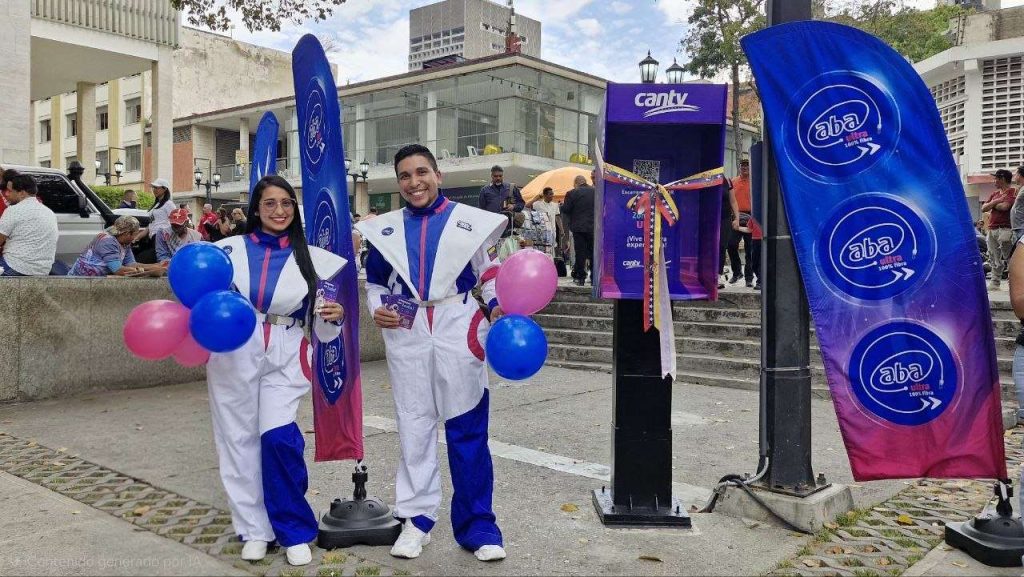 Cantv suma en Caracas una nueva Zona Ultra en la plaza El Venezolano