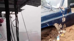 Las imágenes de las fuertes lluvias y vientos que azotaron Caracas