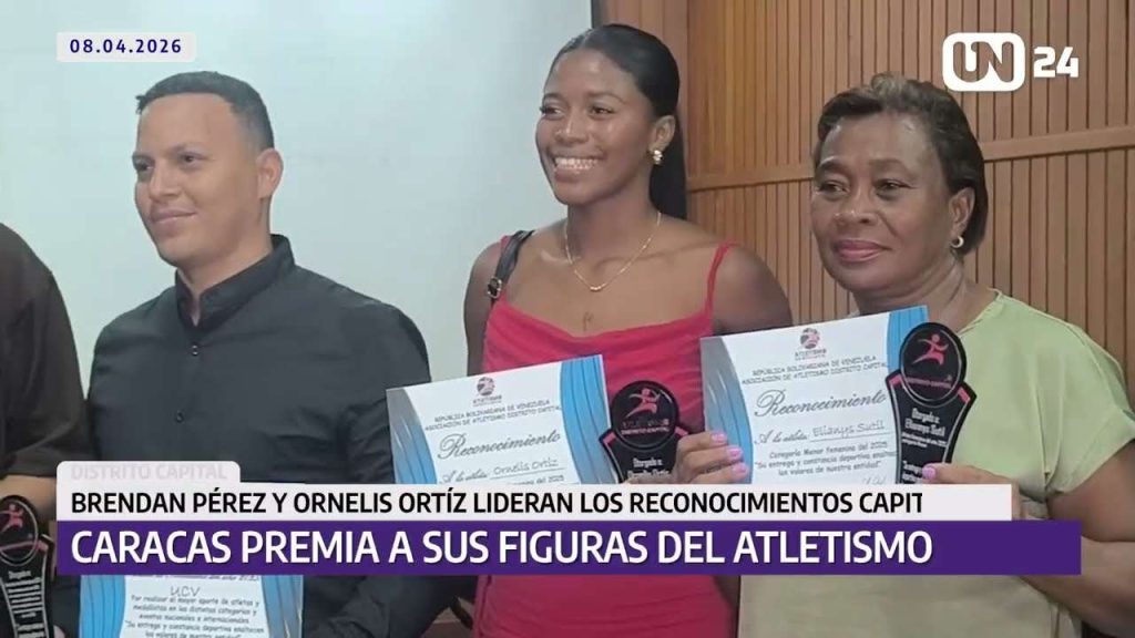 Caracas premia a sus figuras del atletismo
