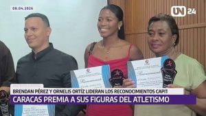 Caracas premia a sus figuras del atletismo