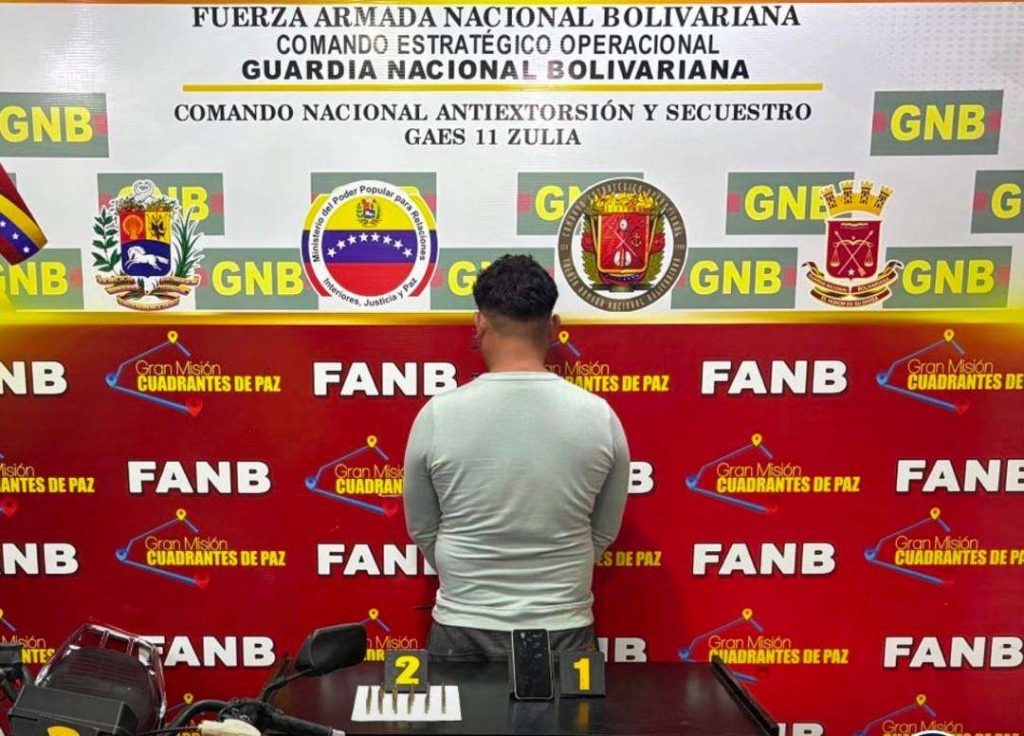 Conas capturó a socio de El Adriancito con lote de balas