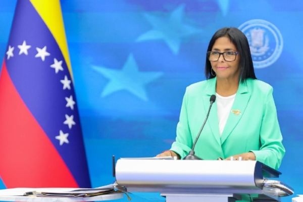 Delcy Rodríguez apuesta por una agenda energética "a largo plazo" con EE.UU.