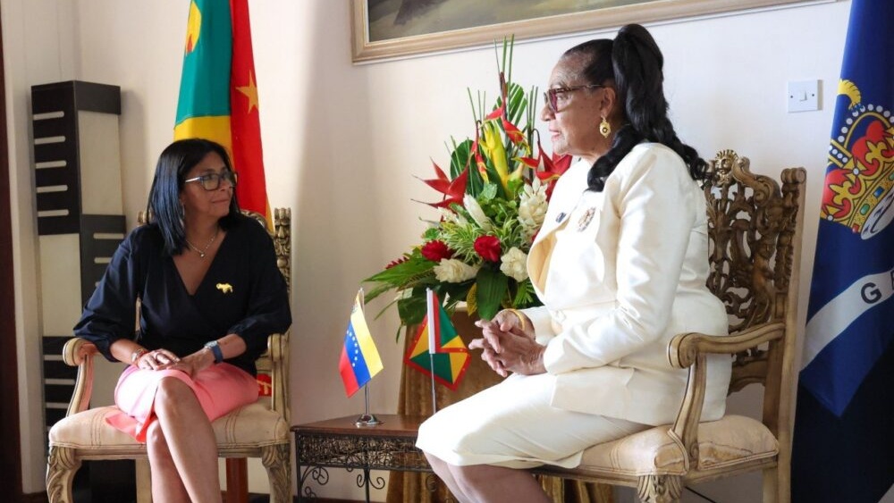 Delcy Rodríguez y la gobernadora general de Grenada ratifican sólidos lazos de hermandad