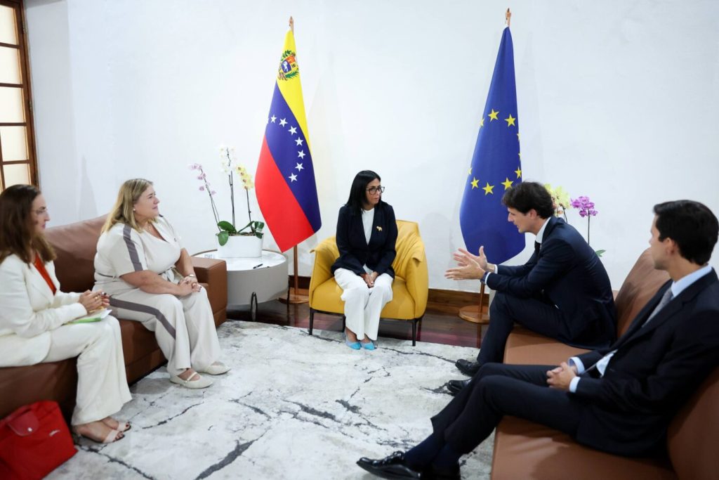 Presidenta Delcy Rodríguez recibió a delegación de la Unión Europea y del Servicio Europeo de Acción Exterior