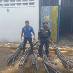 Detienen en flagrancia a dos sujetos por robo de material de Cantv en Morón