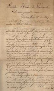 Dirección General de Vacunas (Manuscrito original, 1869)