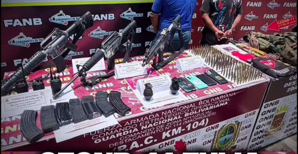 Fanb intervino finca en Zulia e incautó fusiles y municiones