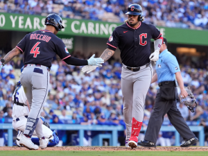 Gabriel Arias conectó jonrón para vencer a Dodgers