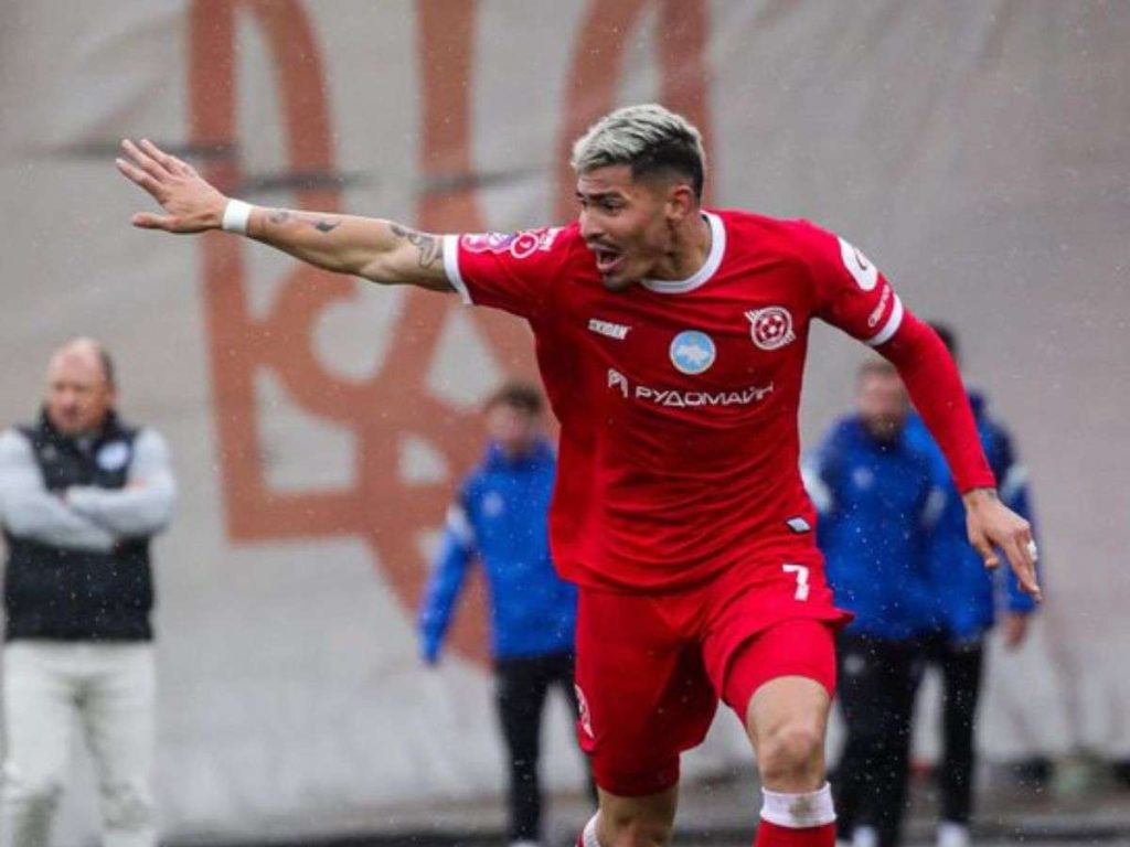 Gleiker Mendoza hizo historia en el fútbol de Ucrania