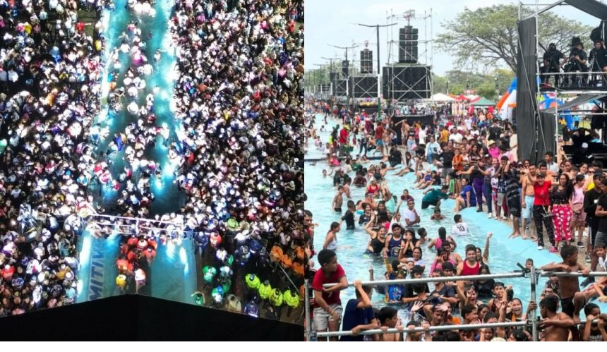 Concierto en 'piscina de Guanare’ terminó en medio de una trifulca